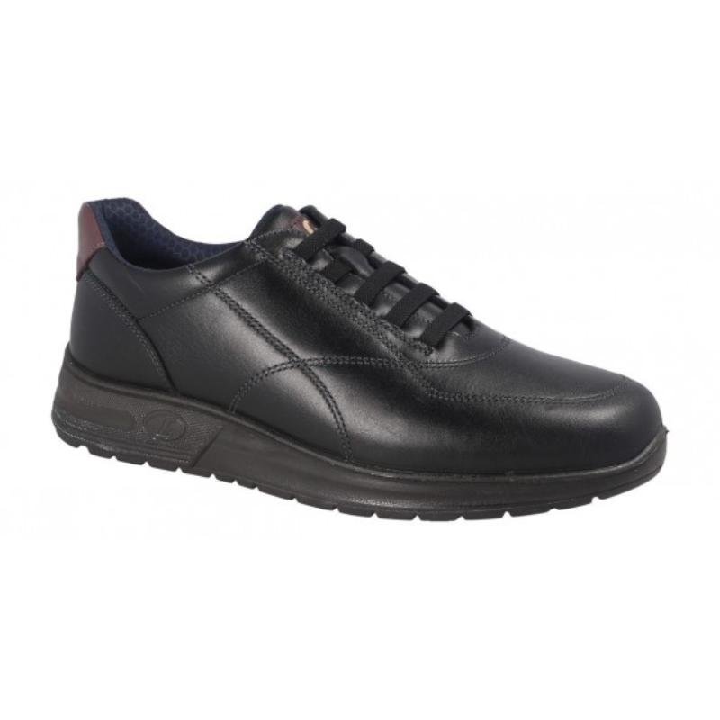 TasosShoes_Luisetti_36217_Andrika_dermatina_anatomika_sneakers_mayro