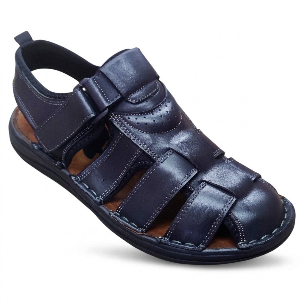 TasosShoes_Aerostep_anatomic_365120_Andrika_dermatina_pedila_mayro-1