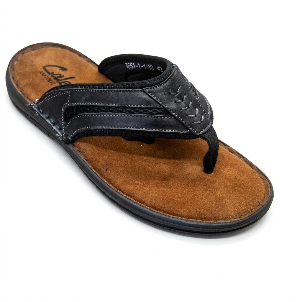 TasosShoes_Aerostep_anatomic_365124_Andrikes_dermatines_pantofles_mayro-1