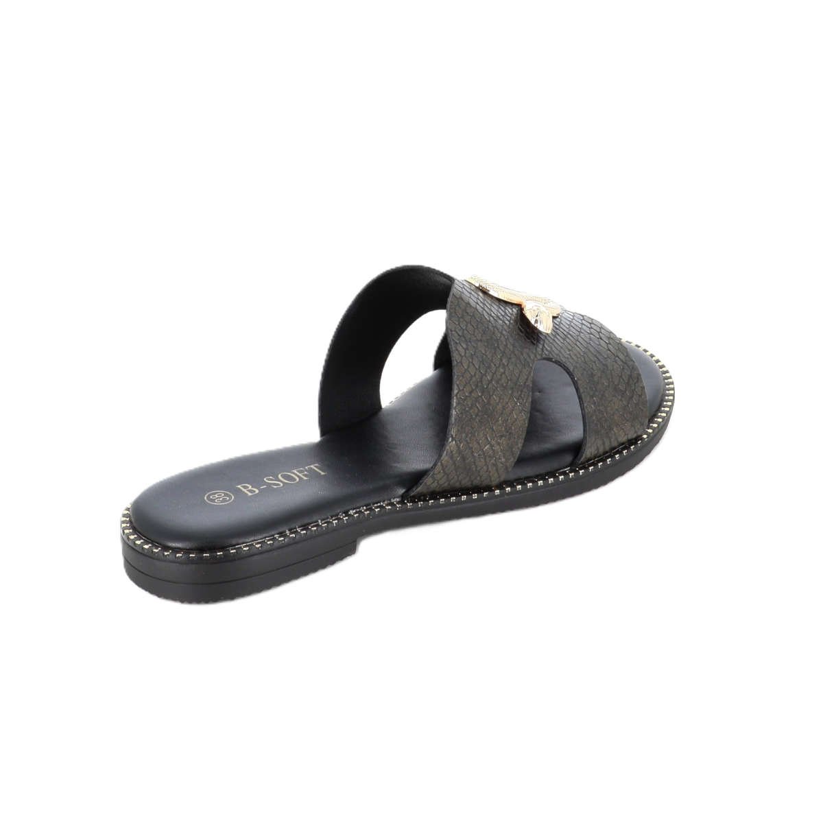 TasosShoes_B-Soft_698-207_gynaikeia_anatomika_sandalia_mayro-2