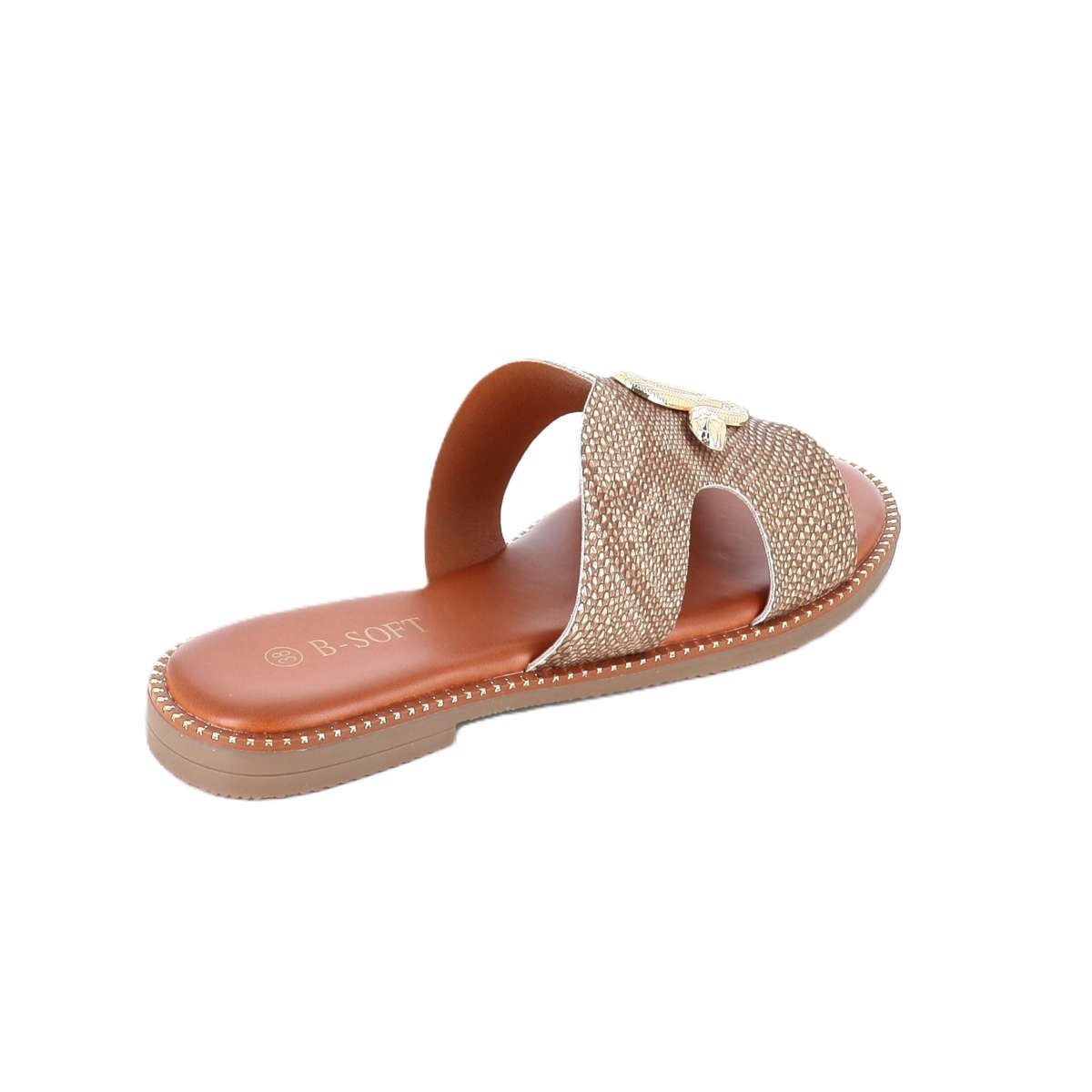 TasosShoes_B-Soft_698-207_gynaikeia_anatomika_sandalia_xrysa-2