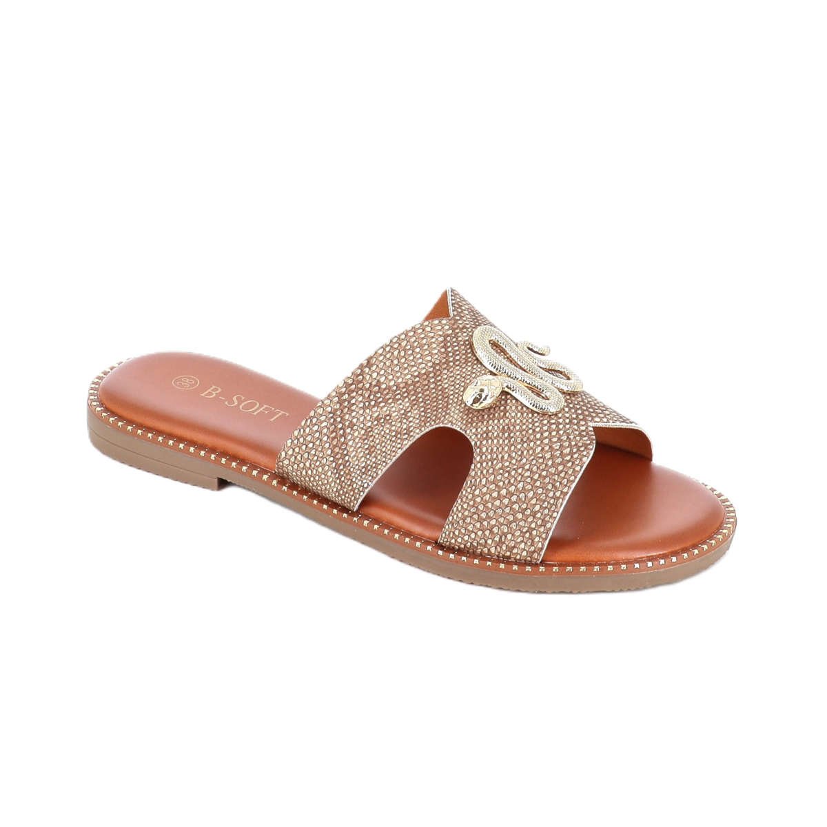 TasosShoes_B-Soft_698-207_gynaikeia_anatomika_sandalia_xrysa