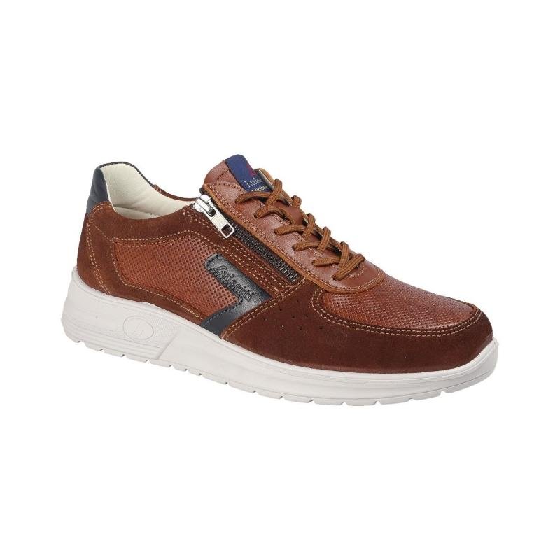 TasosShoes_Luisetti_36220_Andrika_dermatina_anatomika_sneakers_taba
