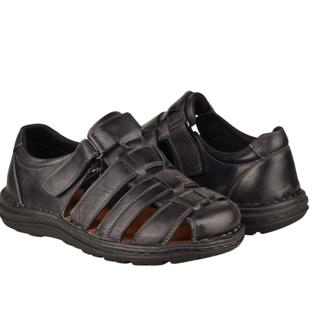 TasosShoes_Aerostep_anatomic_365123_Andrika_dermatina_pedila_mayro-1