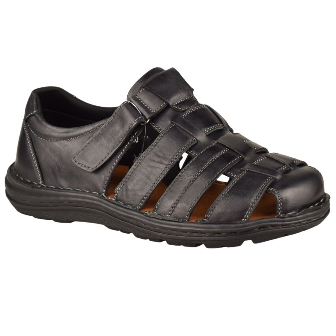 TasosShoes_Aerostep_anatomic_365123_Andrika_dermatina_pedila_mayro