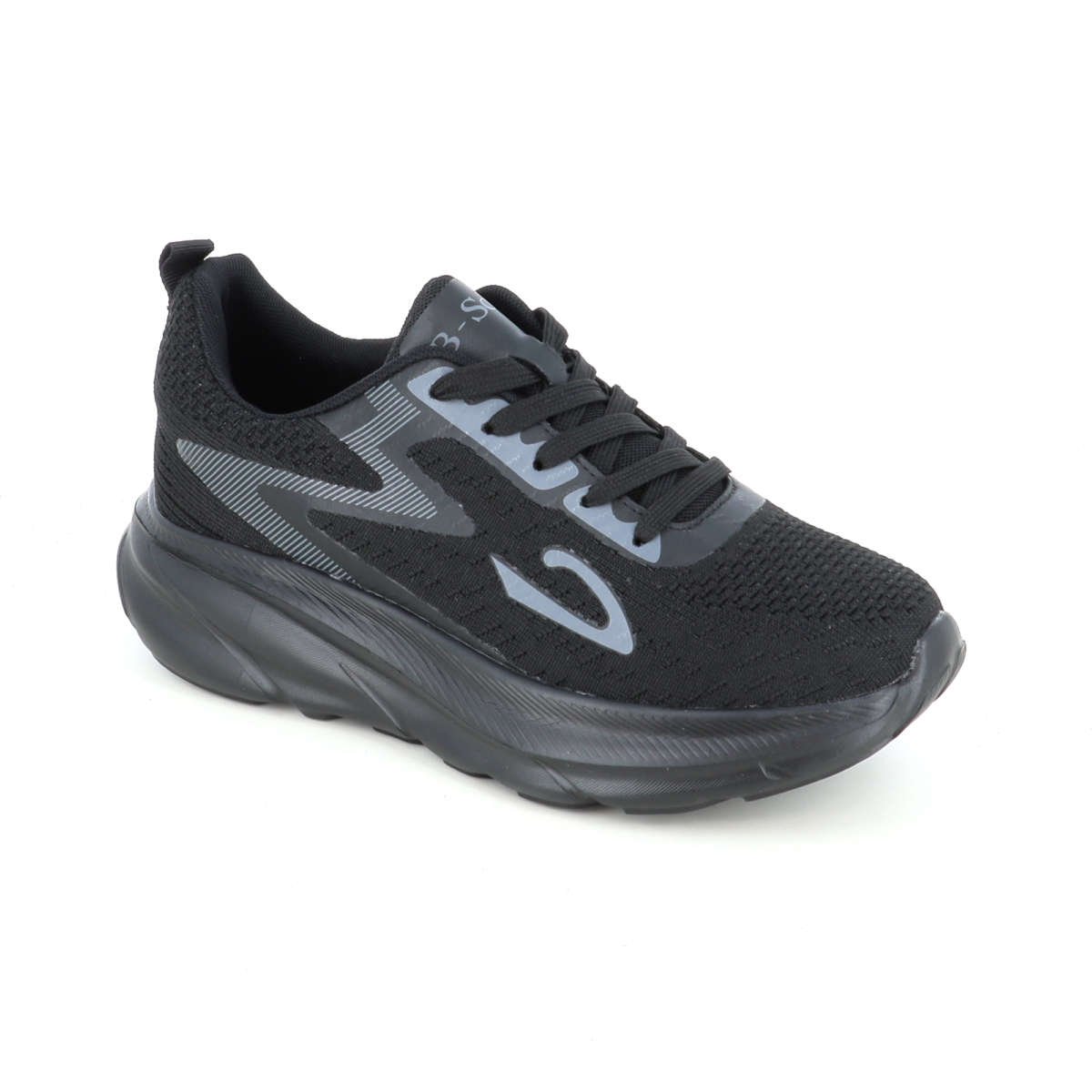 TasosShoes_B-Soft_24806_gynaikeia_anatomika_sneakers_mayro