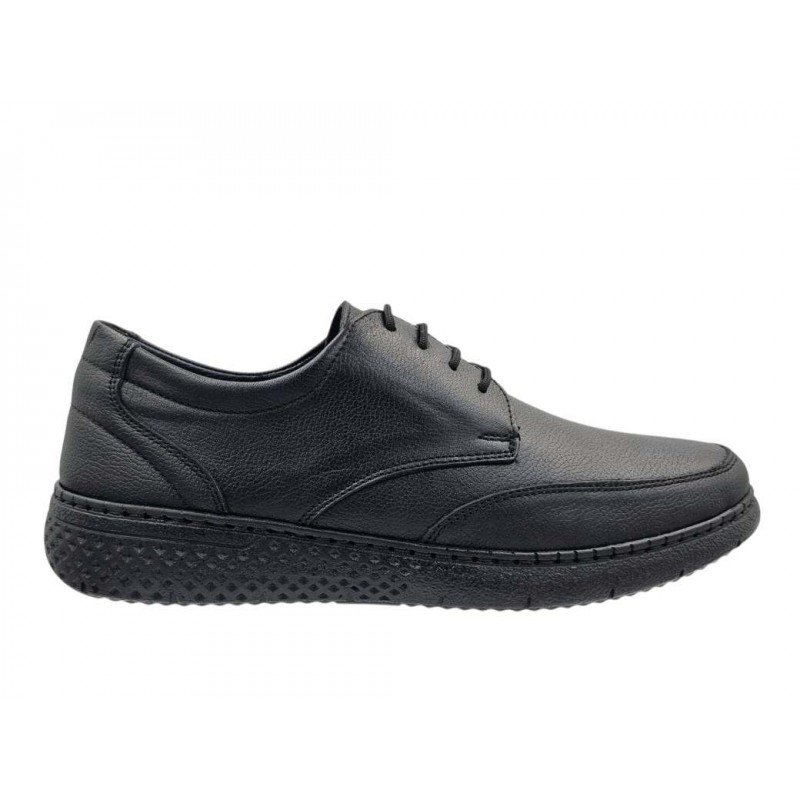TasosShoes_Gale_365501_Andrika_dermatina_comfort_papoutsia_mayro-1